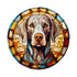 Weimaraner Glass Suncatcher Worktop Saver